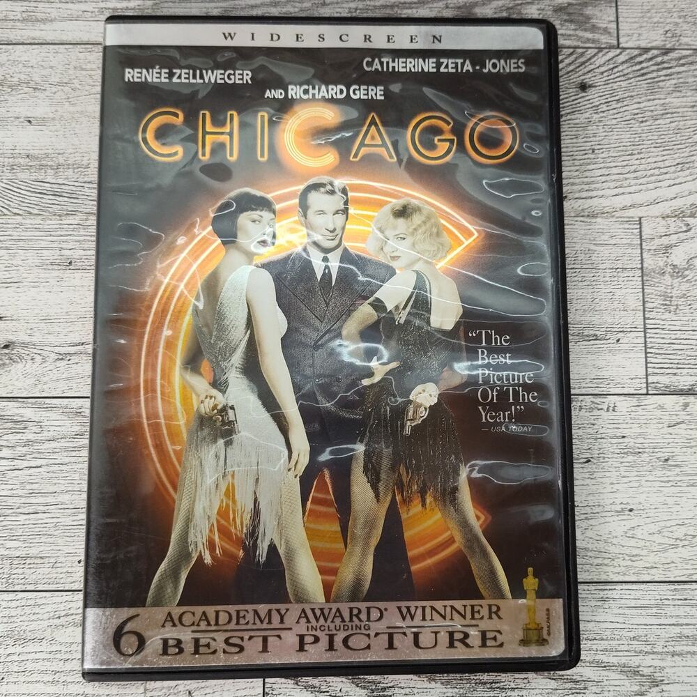 DVD Chicago Widescreen Musical - Catherine Zeta-Jones